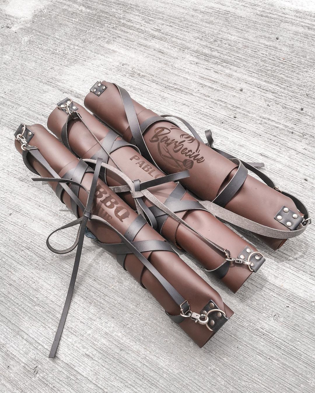 Estuche de cuero para cuchillos de chef - foto 4