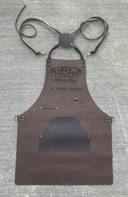 Load image into Gallery viewer, VINTAGE BROWN LEATHER APRON