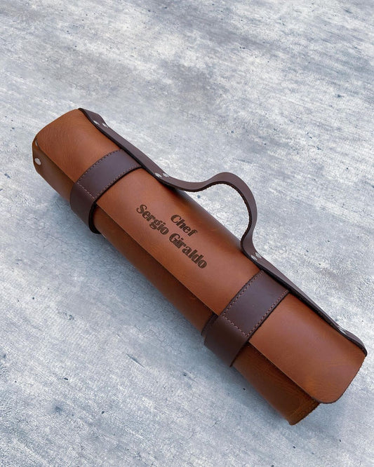 Estuche de cuero para cuchillos de chef - foto 2