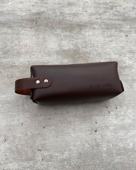 Neceser de cuero personalizado para viaje - foto 3