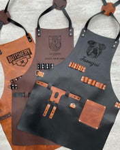 Load image into Gallery viewer, HERITAGE BROWN LEATHER APRON
